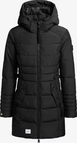 Khujo Manteaux Courts Manteau Mi-saison Amaray Femme Noir