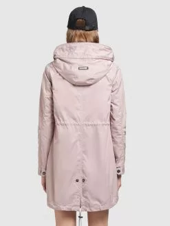 Khujo Parkas Parka Mi-saison DAYES Femme Rose -Khujo Soldes Boutique 366644d3a6be29085bfb54fd469db0a9