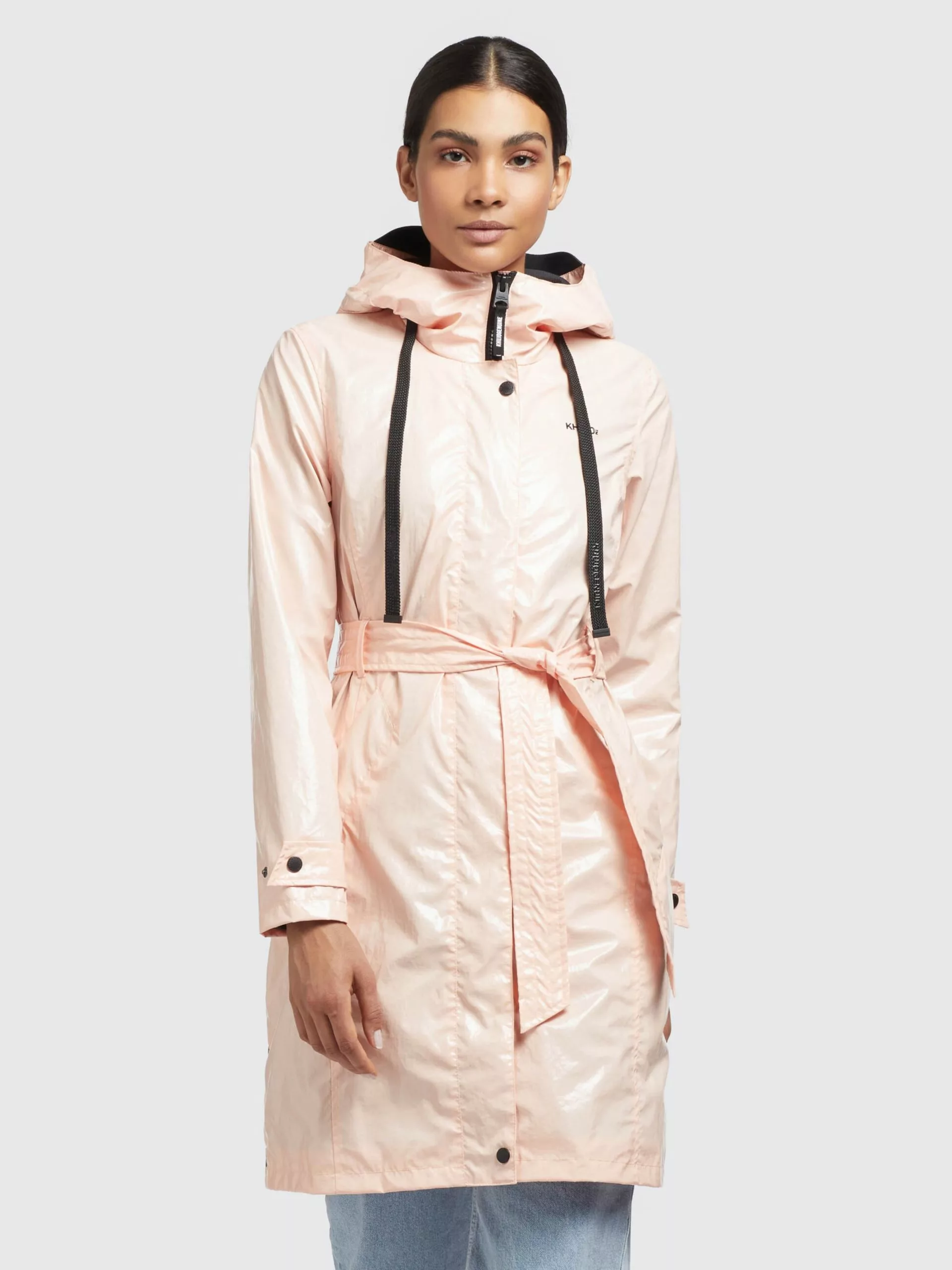 Khujo Manteaux De Pluie Manteau Mi-saison ALECIA Femme Abricot 4 Khujo Manteaux De Pluie Manteau Mi-saison ALECIA Femme Abricot â Image 2