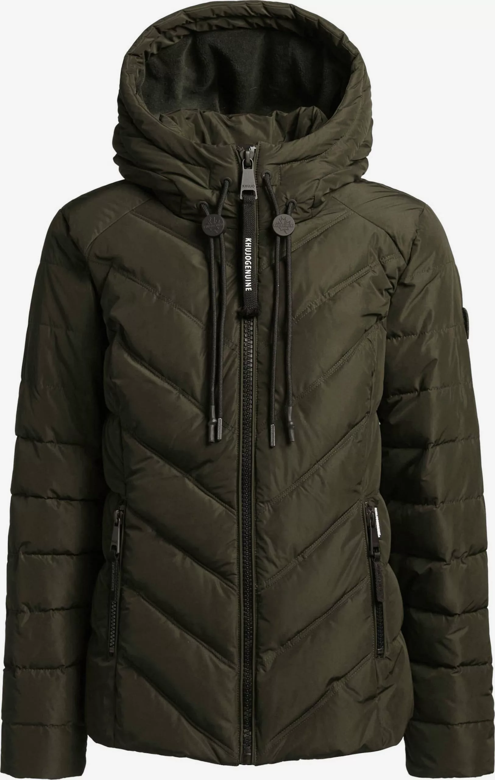 Khujo Vestes De Mi-saison Veste Mi-saison Stern Femme Kaki 3 Khujo Vestes De Mi-saison Veste Mi-saison Stern Femme Kaki