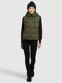 Khujo Vestes Sans Manches Gilet Eden Femme Kaki 15 Khujo Vestes Sans Manches Gilet Eden Femme Kaki -Khujo Soldes Boutique 3a3a8946bb2ce61c2c24a1f30d02f045