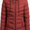 Khujo Manteaux Courts Manteau D’hiver Tuhani Femme Rouge Rouille