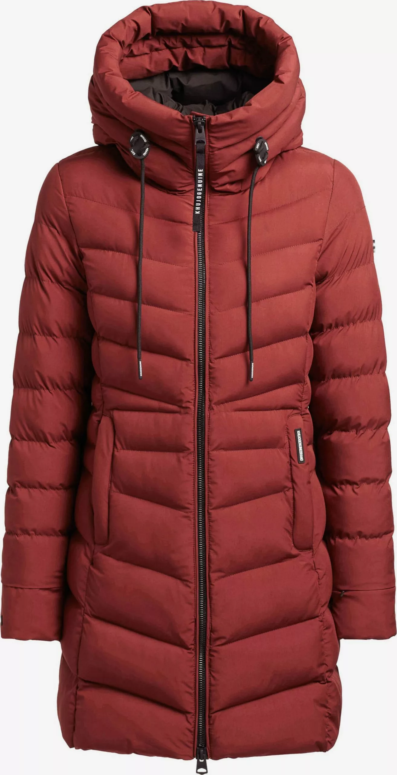 Khujo Manteaux Courts Manteau D’hiver Tuhani Femme Rouge Rouille 3 Khujo Manteaux Courts Manteau D’hiver Tuhani Femme Rouge Rouille