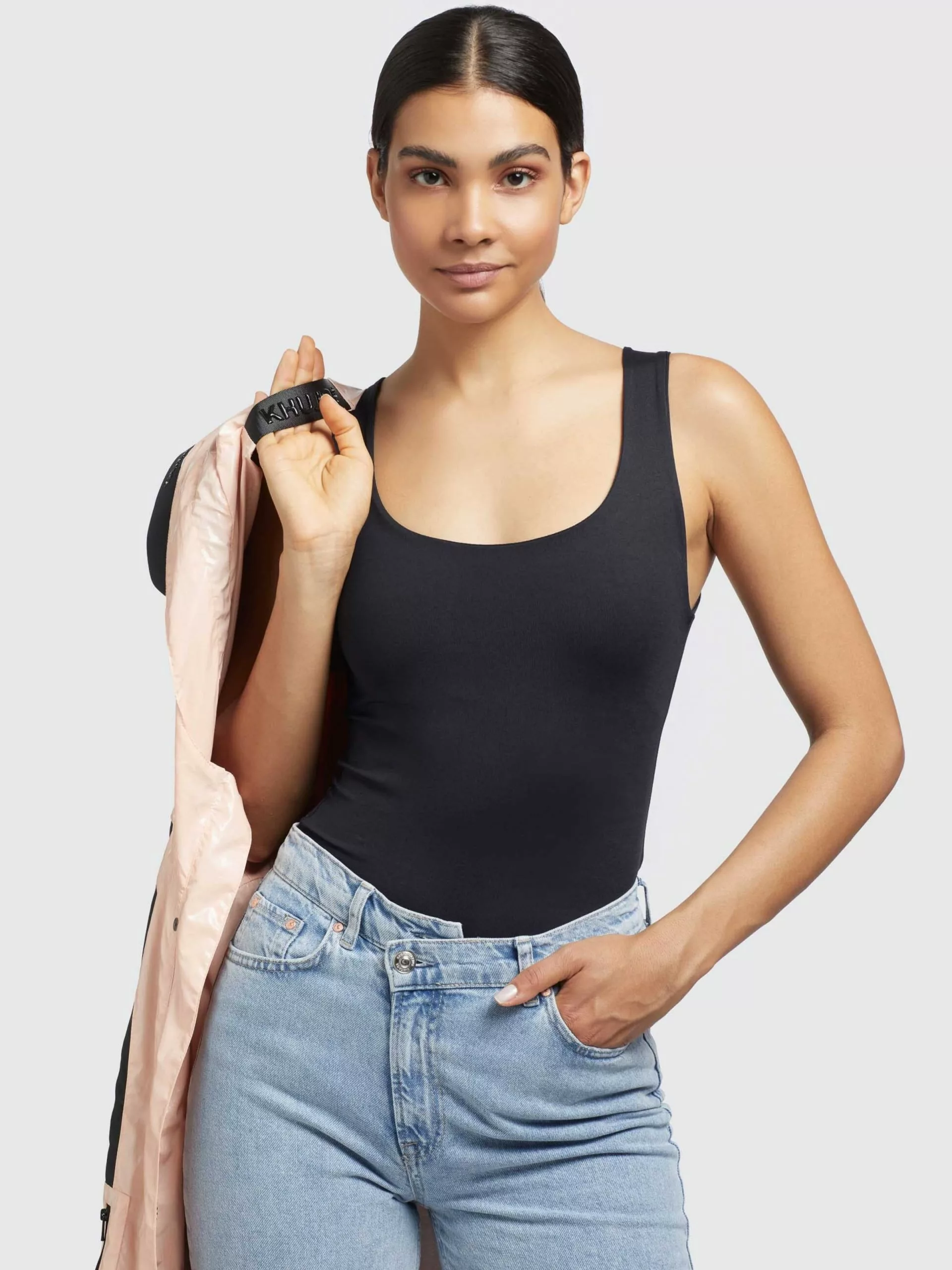 Khujo Manteaux De Pluie Manteau Mi-saison ALECIA Femme Abricot 10 Khujo Manteaux De Pluie Manteau Mi-saison ALECIA Femme Abricot â Image 8