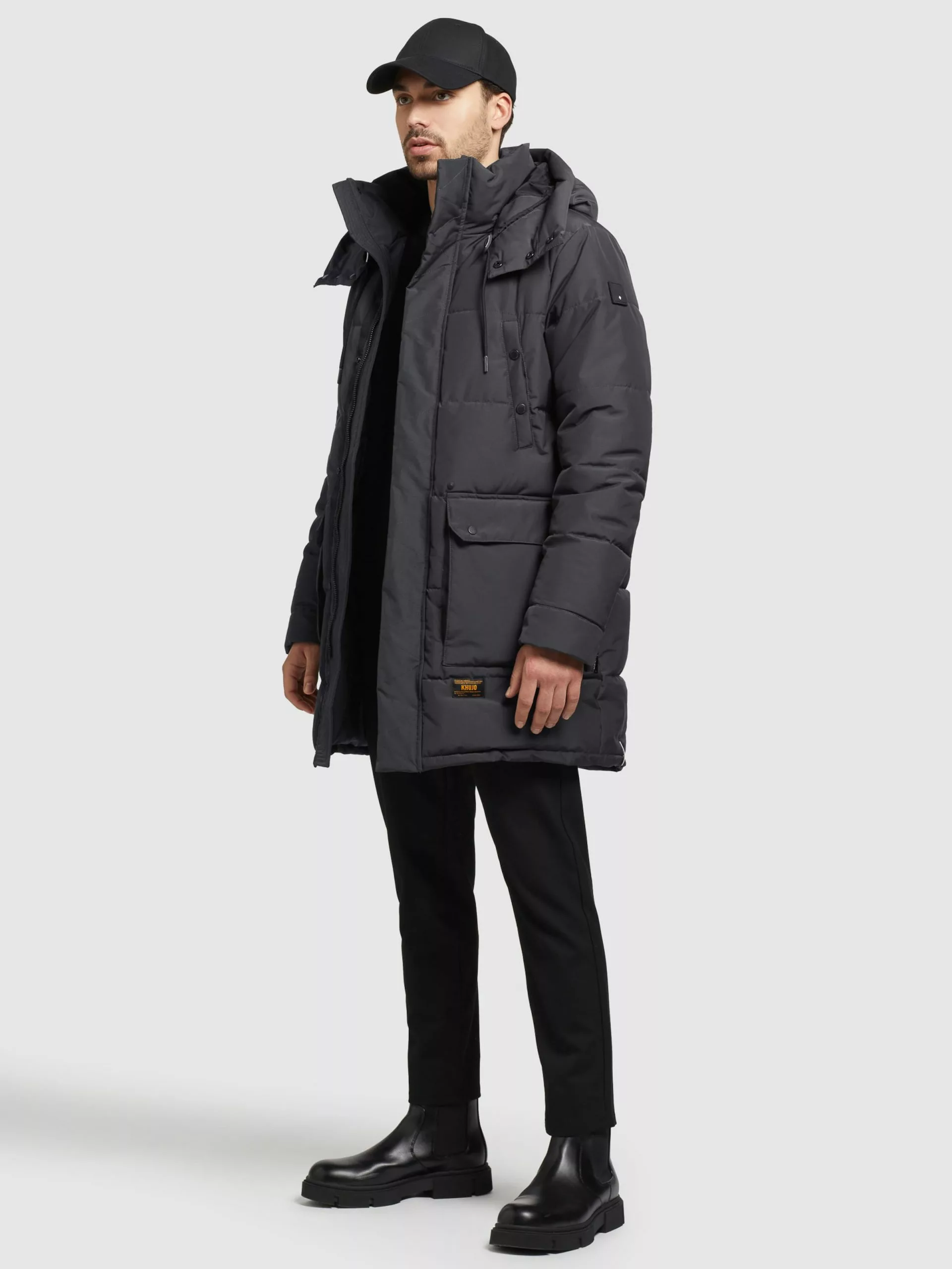 Khujo Vestes Dhiver Veste D’hiver Vivas Homme Gris Foncé 8 Khujo Vestes Dhiver Veste D’hiver Vivas Homme Gris Foncé – Image 6