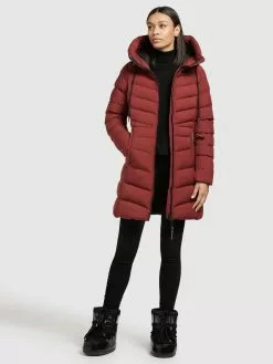 Khujo Manteaux Courts Manteau D’hiver Tuhani Femme Rouge Rouille 12 Khujo Manteaux Courts Manteau D’hiver Tuhani Femme Rouge Rouille -Khujo Soldes Boutique 3e8e55f73b790934bc126dbb619500c7