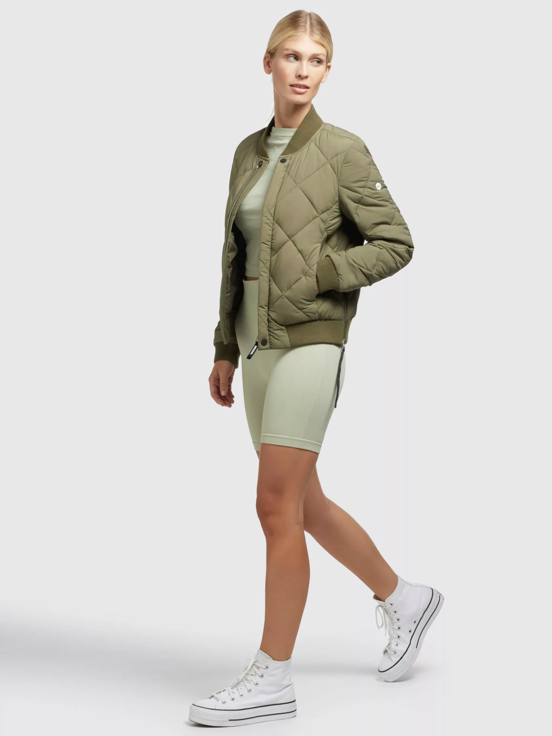 Khujo Vestes De Mi-saison Veste Mi-saison Leona Femme Olive 5 Khujo Vestes De Mi-saison Veste Mi-saison Leona Femme Olive â Image 3