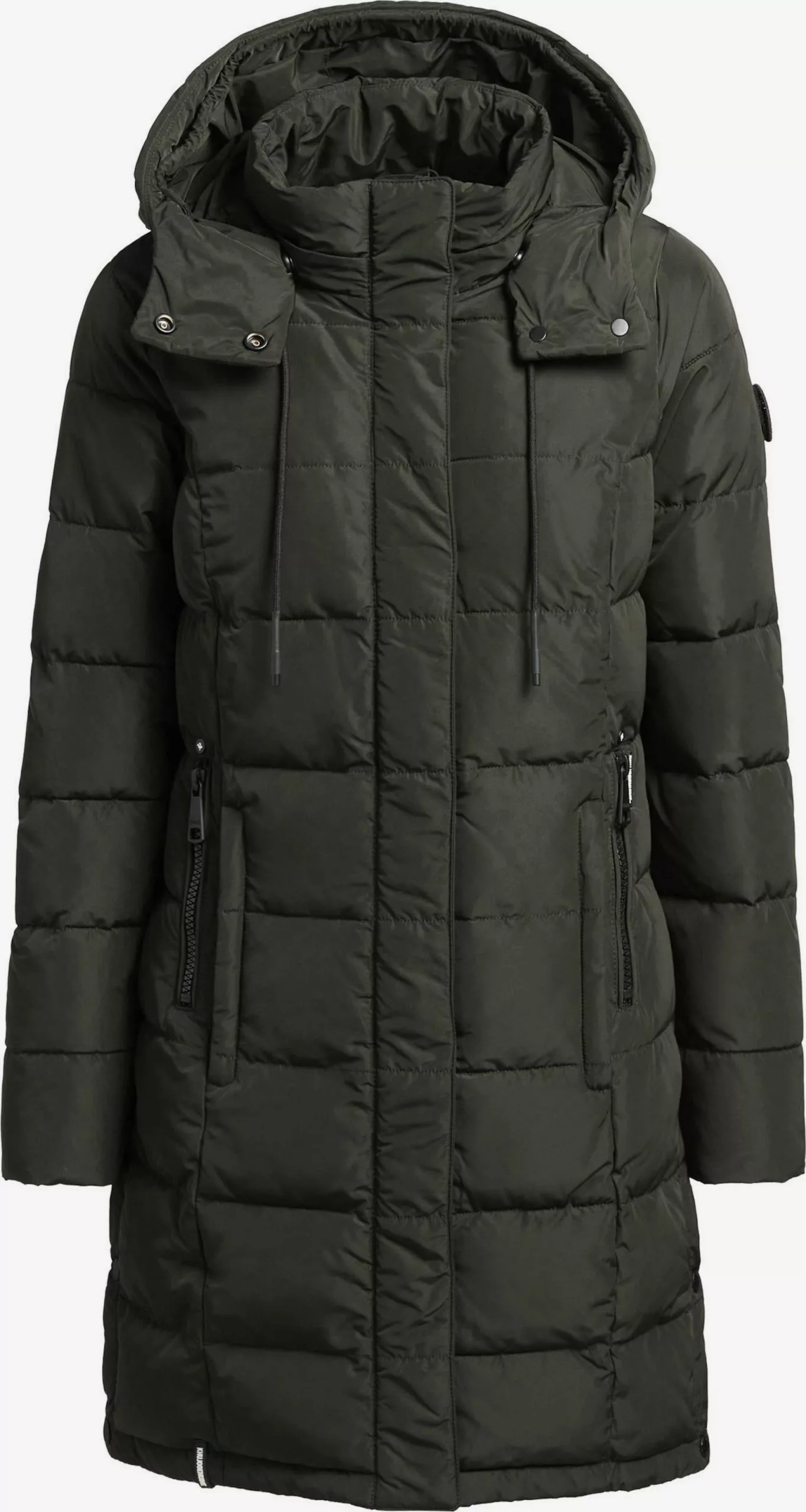 Khujo Manteaux Courts Manteau D’hiver Cups Femme Vert Foncé 3 Khujo Manteaux Courts Manteau D’hiver Cups Femme Vert Foncé