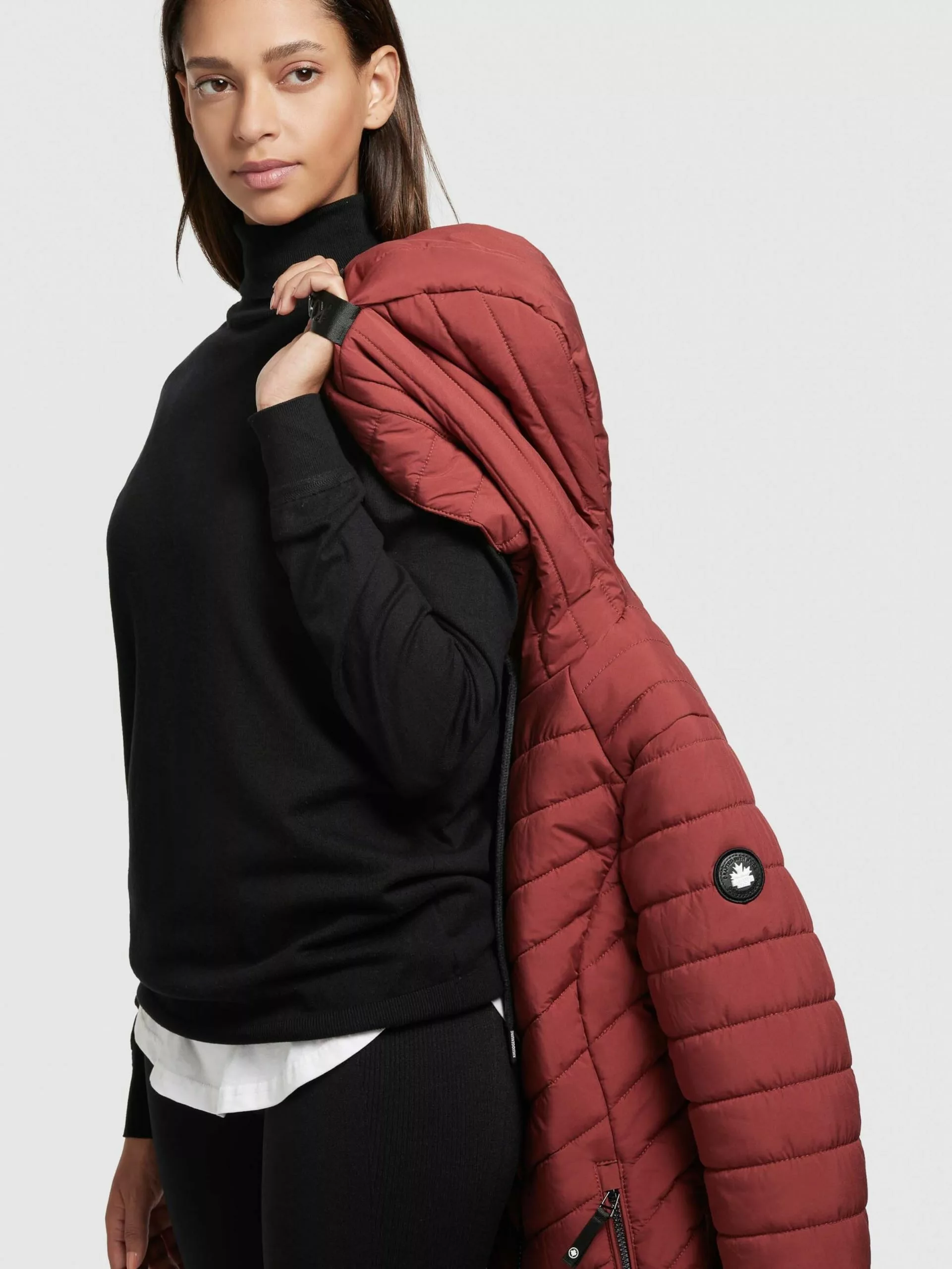 Khujo Manteaux Dhiver Manteau D’hiver Nita Femme Rouge Foncé 10 Khujo Manteaux Dhiver Manteau D’hiver Nita Femme Rouge Foncé – Image 8