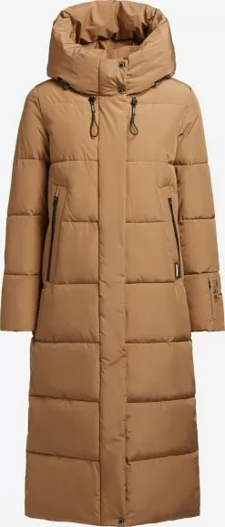 Khujo Manteaux Dhiver Manteau D’hiver SOULANI2 Femme Noisette