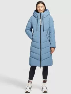 Khujo Manteaux Dhiver Manteau D’hiver Ayleena Femme Bleu Clair -Khujo Soldes Boutique 42bdcac3940156ad6170ce26777d48a3