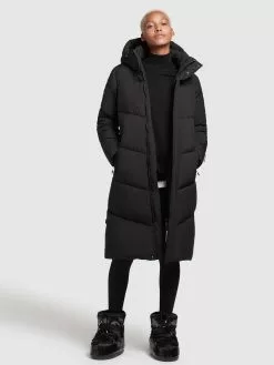 Khujo Manteaux Dhiver Manteau D’hiver Torino2 Femme Noir -Khujo Soldes Boutique 436ff5fa99035f54f38325ea56f81e23