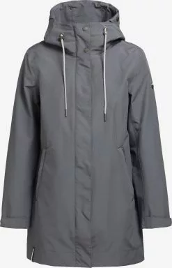 Khujo Manteaux De Mi-saison Manteau Mi-saison Artisa Femme Gris Fumé