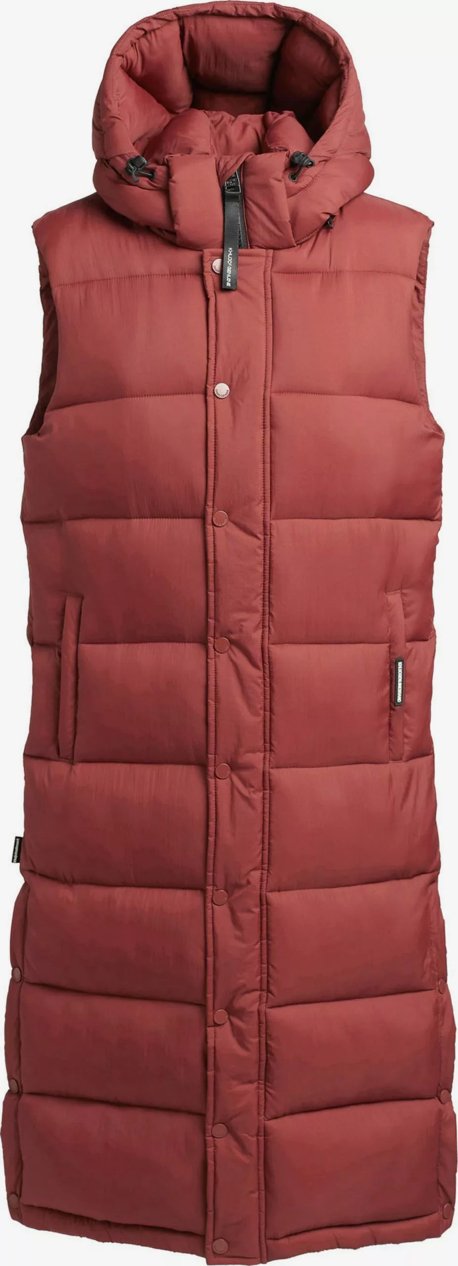 Khujo Vestes Sans Manches Gilet Magneta Femme Rouge Rouille 3 Khujo Vestes Sans Manches Gilet Magneta Femme Rouge Rouille