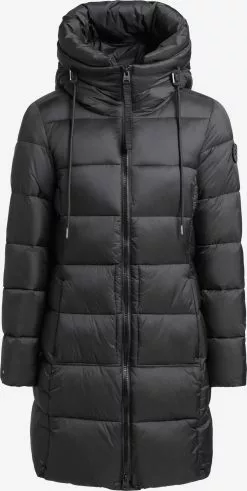 Khujo Manteaux Dhiver Manteau D’hiver TUULA Femme Noir