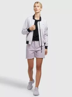 Khujo Vestes De Mi-saison Veste Mi-saison Stence2 Femme Lilas -Khujo Soldes Boutique 47ce659e8beb2884be128562c57edac8