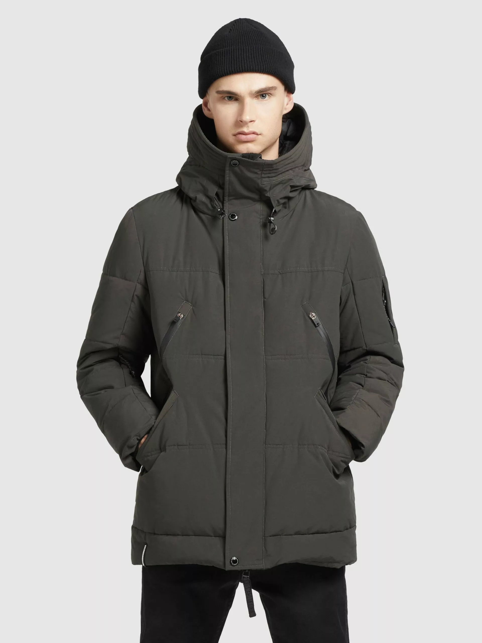 Khujo Vestes Dhiver Veste D’hiver Fank Homme Vert Foncé 4 Khujo Vestes Dhiver Veste D’hiver Fank Homme Vert Foncé – Image 2