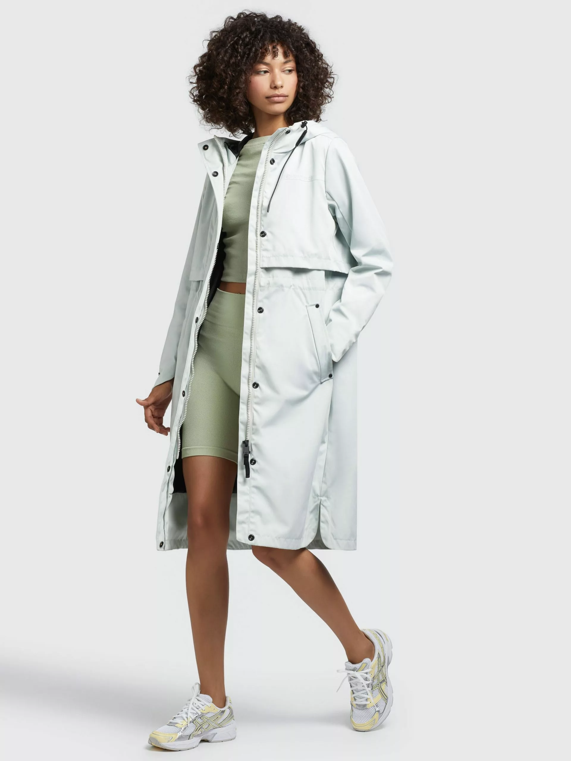 Khujo Manteaux De Mi-saison Manteau Mi-saison Jomana Femme Bleu Pastel 8 Khujo Manteaux De Mi-saison Manteau Mi-saison Jomana Femme Bleu Pastel – Image 6