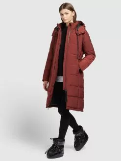 Khujo Manteaux Dhiver Manteau D’hiver Cliv Femme Rouge Rouille -Khujo Soldes Boutique 4a1676e97aa6a00fd420b21a53b8b255