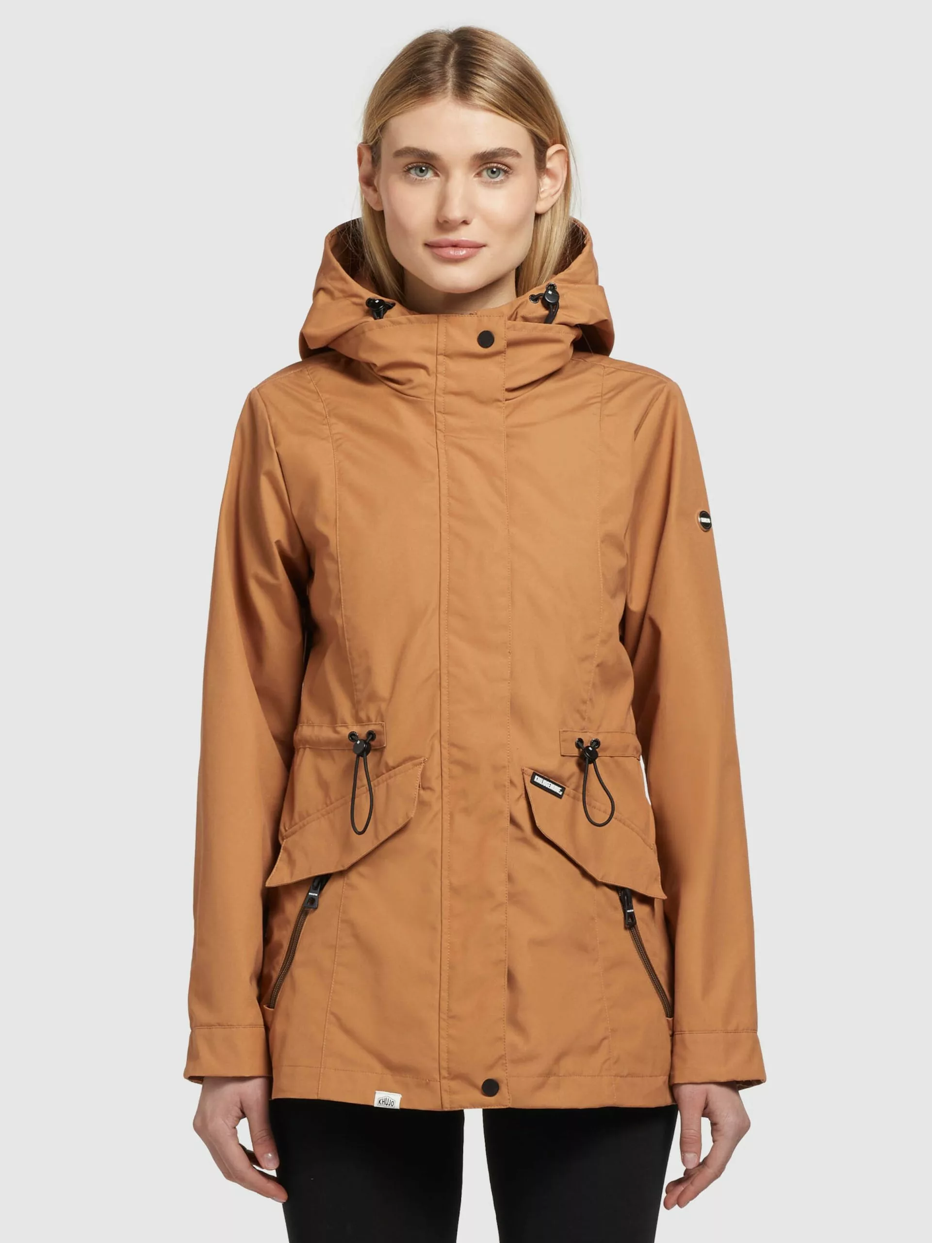 Khujo Parkas Parka Mi-saison FELINA Femme Camel 9 Khujo Parkas Parka Mi-saison FELINA Femme Camel â Image 7