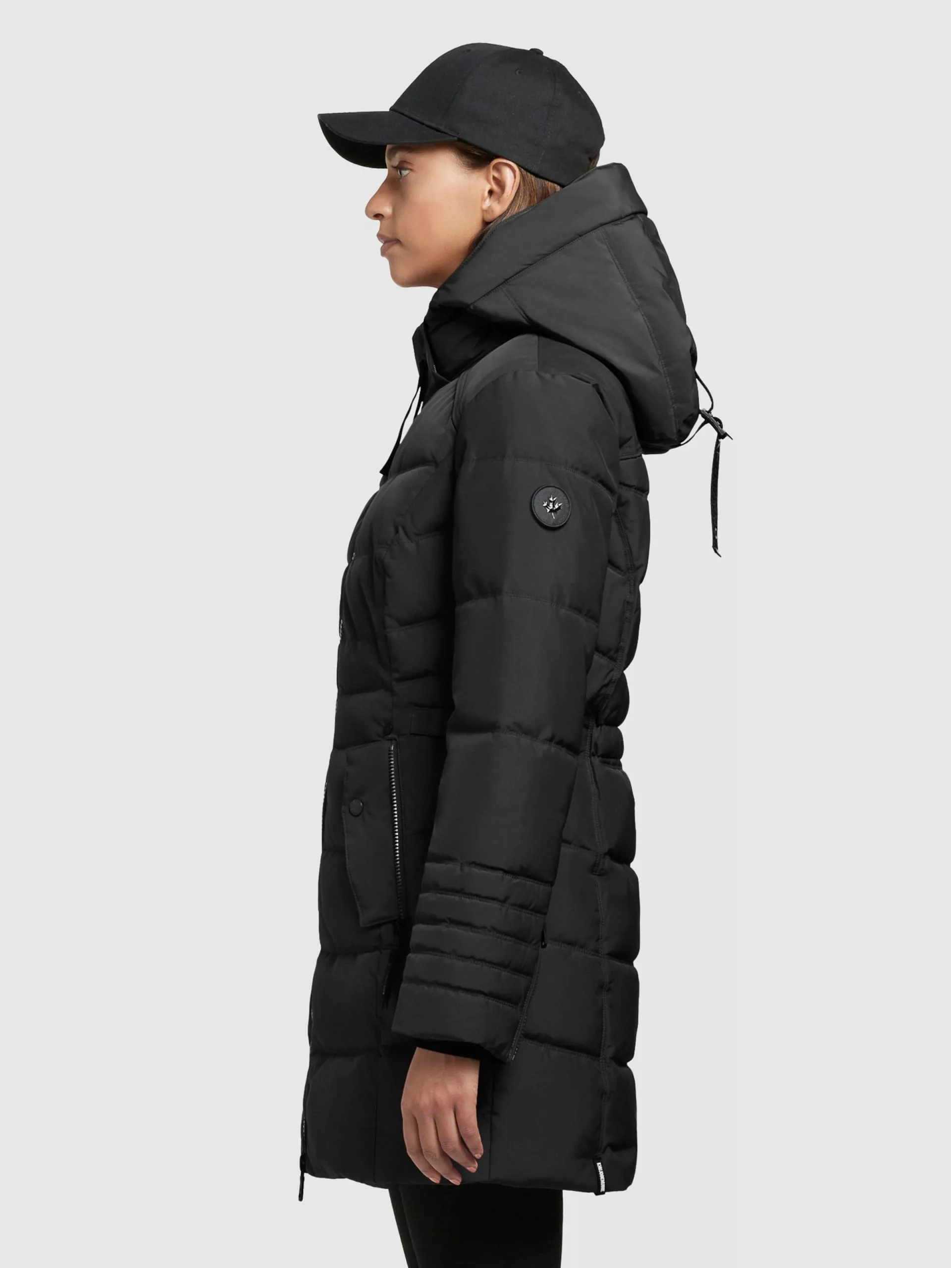 Khujo Manteaux Courts Manteau Mi-saison Amaray Femme Noir 7 Khujo Manteaux Courts Manteau Mi-saison Amaray Femme Noir – Image 5