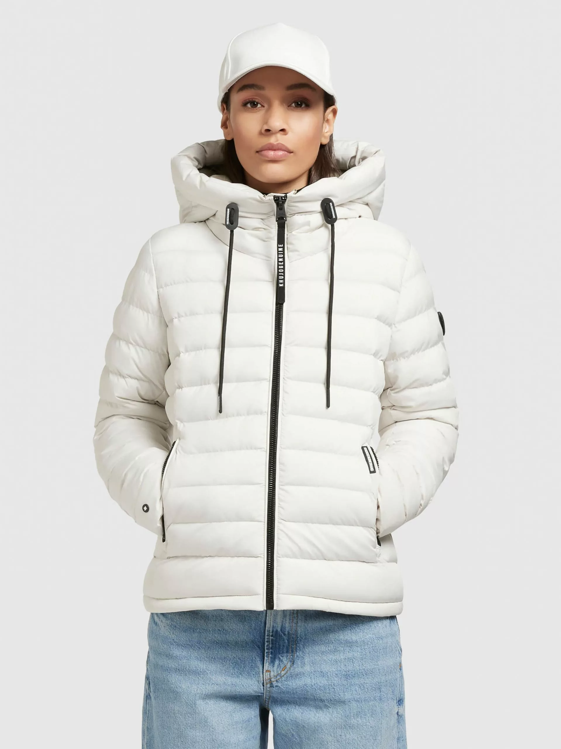 Khujo Vestes De Mi-saison Veste Mi-saison Lovina Femme Blanc 4 Khujo Vestes De Mi-saison Veste Mi-saison Lovina Femme Blanc â Image 2