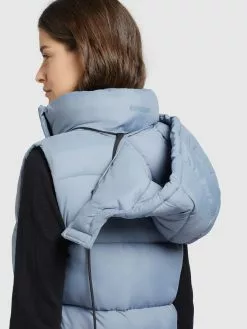 Khujo Vestes Sans Manches Gilet Eden Femme Bleu Clair 17 Khujo Vestes Sans Manches Gilet Eden Femme Bleu Clair -Khujo Soldes Boutique 4d4f133dc85354adb67f09cde604279b
