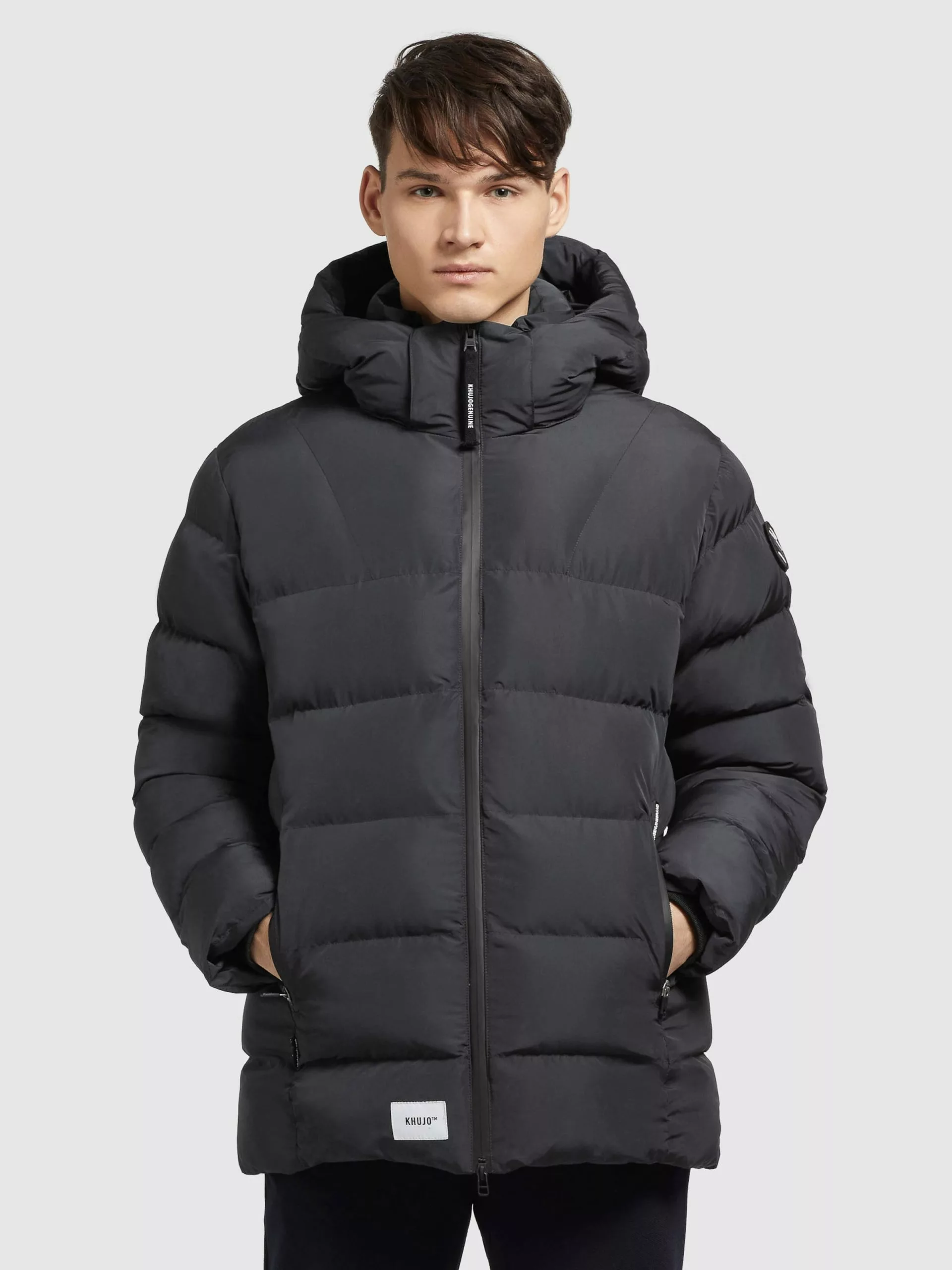 Khujo Vestes Dhiver Veste D’hiver SUMO Homme Gris Foncé 4 Khujo Vestes Dhiver Veste D’hiver SUMO Homme Gris Foncé – Image 2