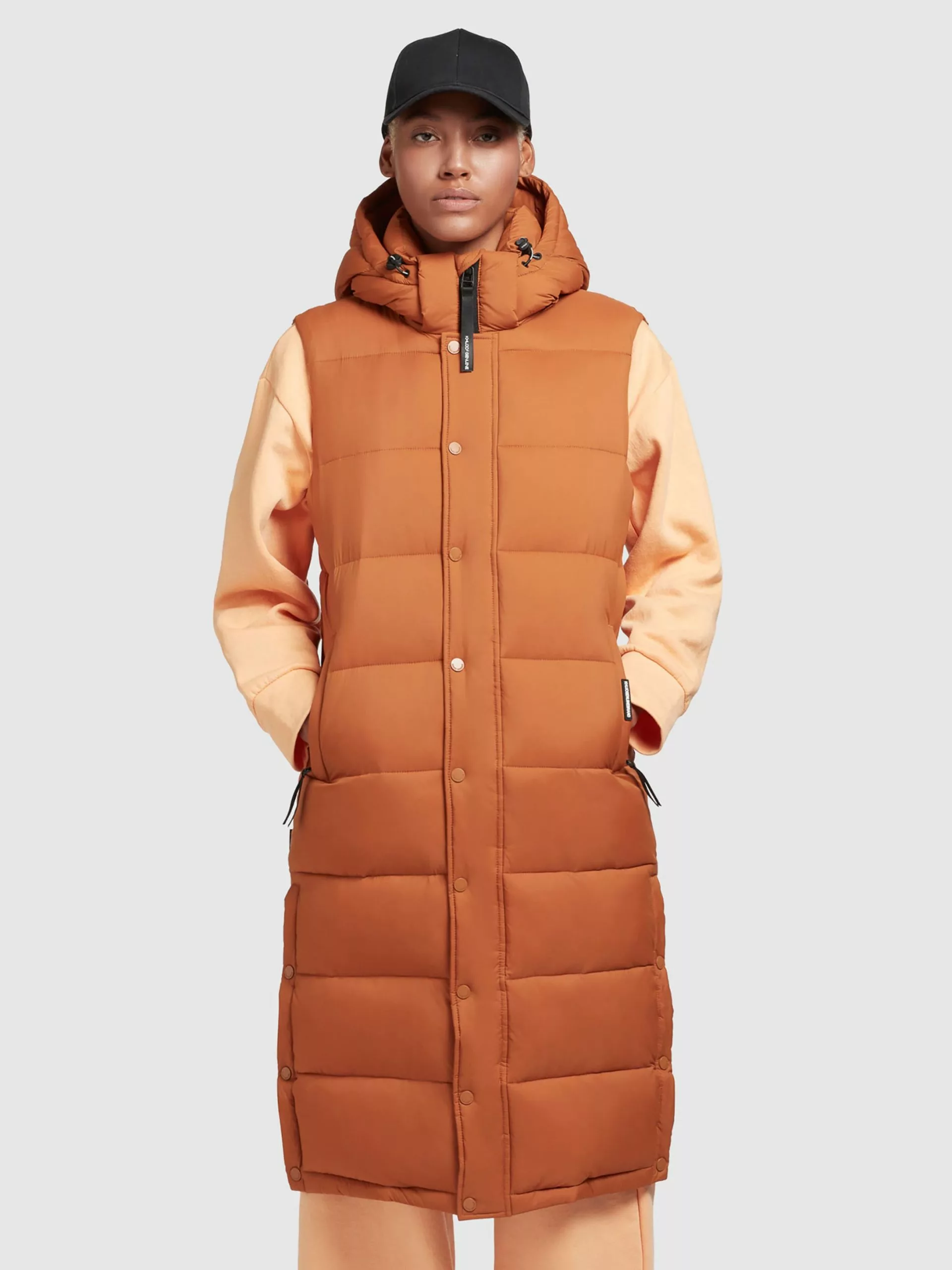 Khujo Vestes Sans Manches Gilet Magneta Femme Orange 4 Khujo Vestes Sans Manches Gilet Magneta Femme Orange â Image 2