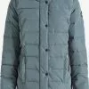 Khujo Manteaux Dhiver Manteau D’hiver Delinas Femme Bleu Pastel