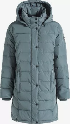 Khujo Manteaux Dhiver Manteau Dâhiver Delinas Femme Bleu Pastel