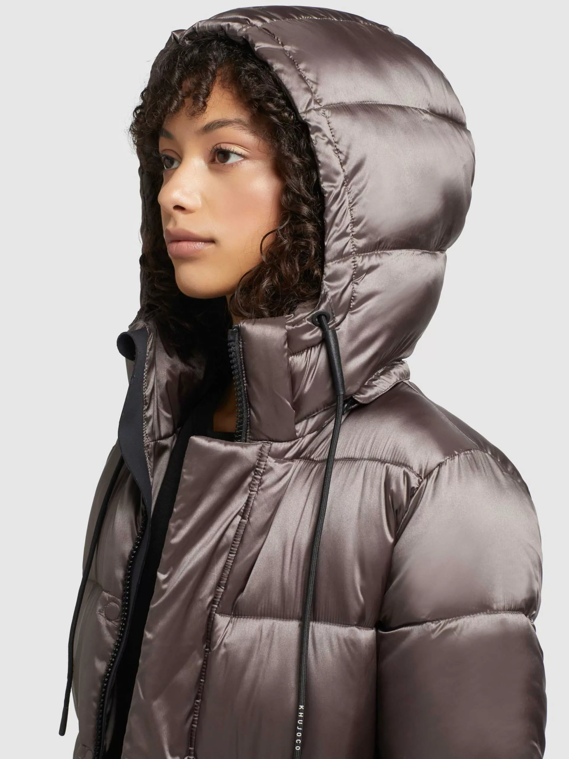 Khujo Manteaux Dhiver Manteau D’hiver Julina Femme Taupe 9 Khujo Manteaux Dhiver Manteau D’hiver Julina Femme Taupe – Image 7