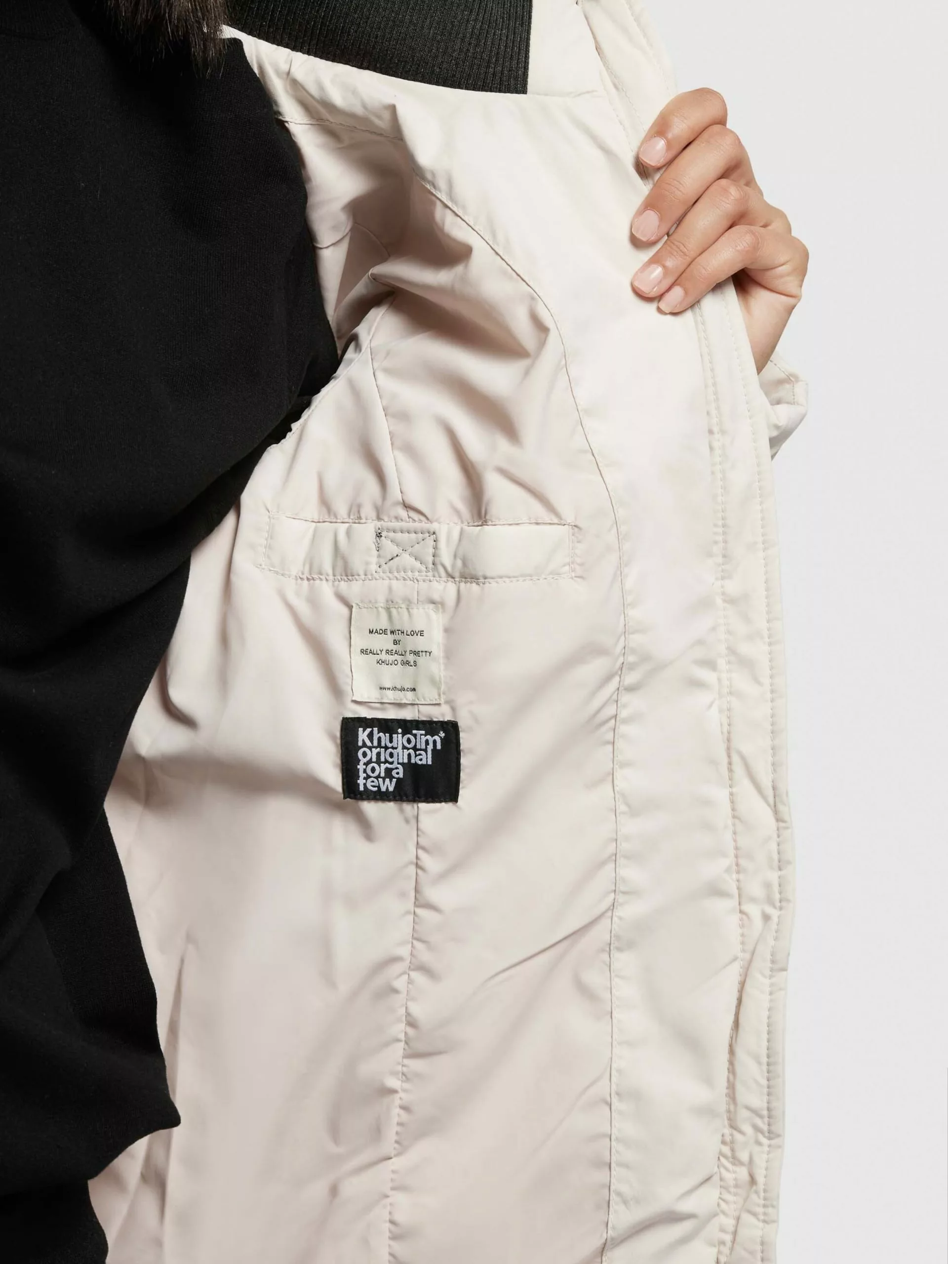 Khujo Vestes De Mi-saison Veste Mi-saison Tweety Femme Blanc Cassé 10 Khujo Vestes De Mi-saison Veste Mi-saison Tweety Femme Blanc Cassé – Image 8