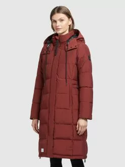 Khujo Manteaux Dhiver Manteau D’hiver Cliv Femme Rouge Rouille -Khujo Soldes Boutique 5280cf6b911d20edd12a261eebcd4b1f