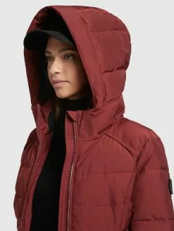 Khujo Manteaux Courts Manteau Mi-saison Amaray 3 Femme Rouge Rubis -Khujo Soldes Boutique 55e7db59c9aa2695a4967ab492fc0c37