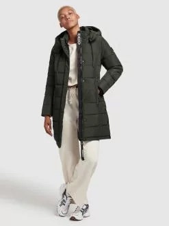 Khujo Manteaux Courts Manteau D’hiver Cups Femme Vert Foncé 15 Khujo Manteaux Courts Manteau D’hiver Cups Femme Vert Foncé -Khujo Soldes Boutique 56432a2d764a3a20b8c475c96a8fdd45