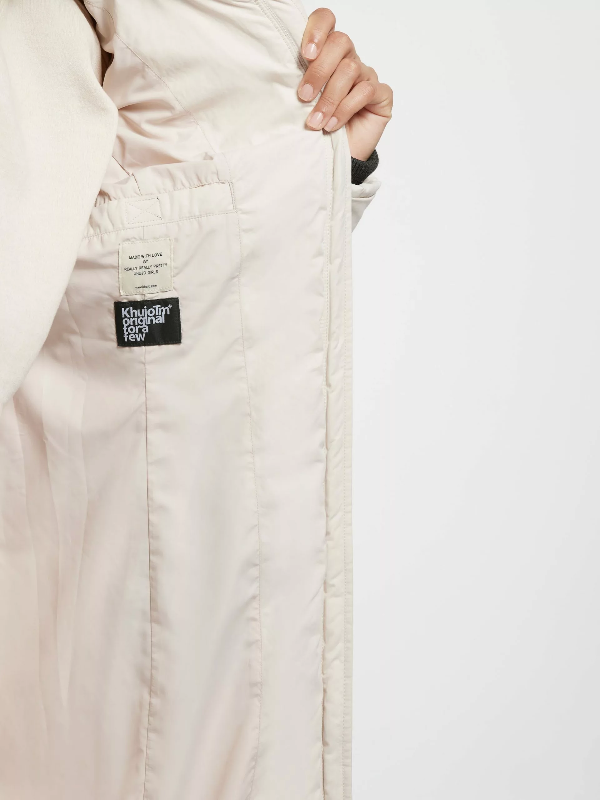 Khujo Manteaux Dhiver Manteau D’hiver Aribay 3 Femme Blanc Cassé 10 Khujo Manteaux Dhiver Manteau D’hiver Aribay 3 Femme Blanc Cassé – Image 8