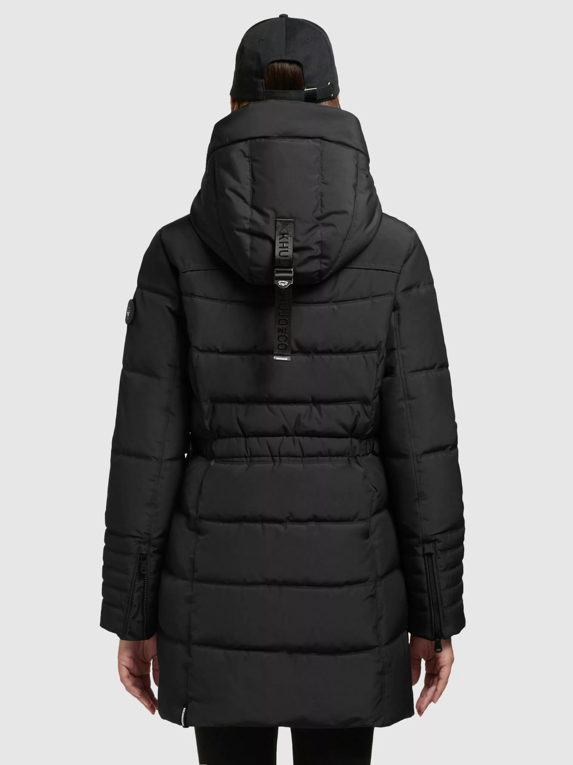 Khujo Manteaux Courts Manteau Mi-saison Amaray Femme Noir 6 Khujo Manteaux Courts Manteau Mi-saison Amaray Femme Noir – Image 4