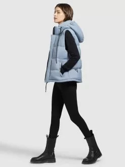 Khujo Vestes Sans Manches Gilet Eden Femme Bleu Clair 15 Khujo Vestes Sans Manches Gilet Eden Femme Bleu Clair -Khujo Soldes Boutique 5ab921c5a9167404599baf392faf9497