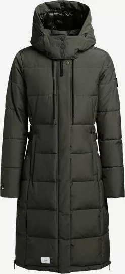 Khujo Manteaux Dhiver Manteau D’hiver Cliv Femme Vert Foncé