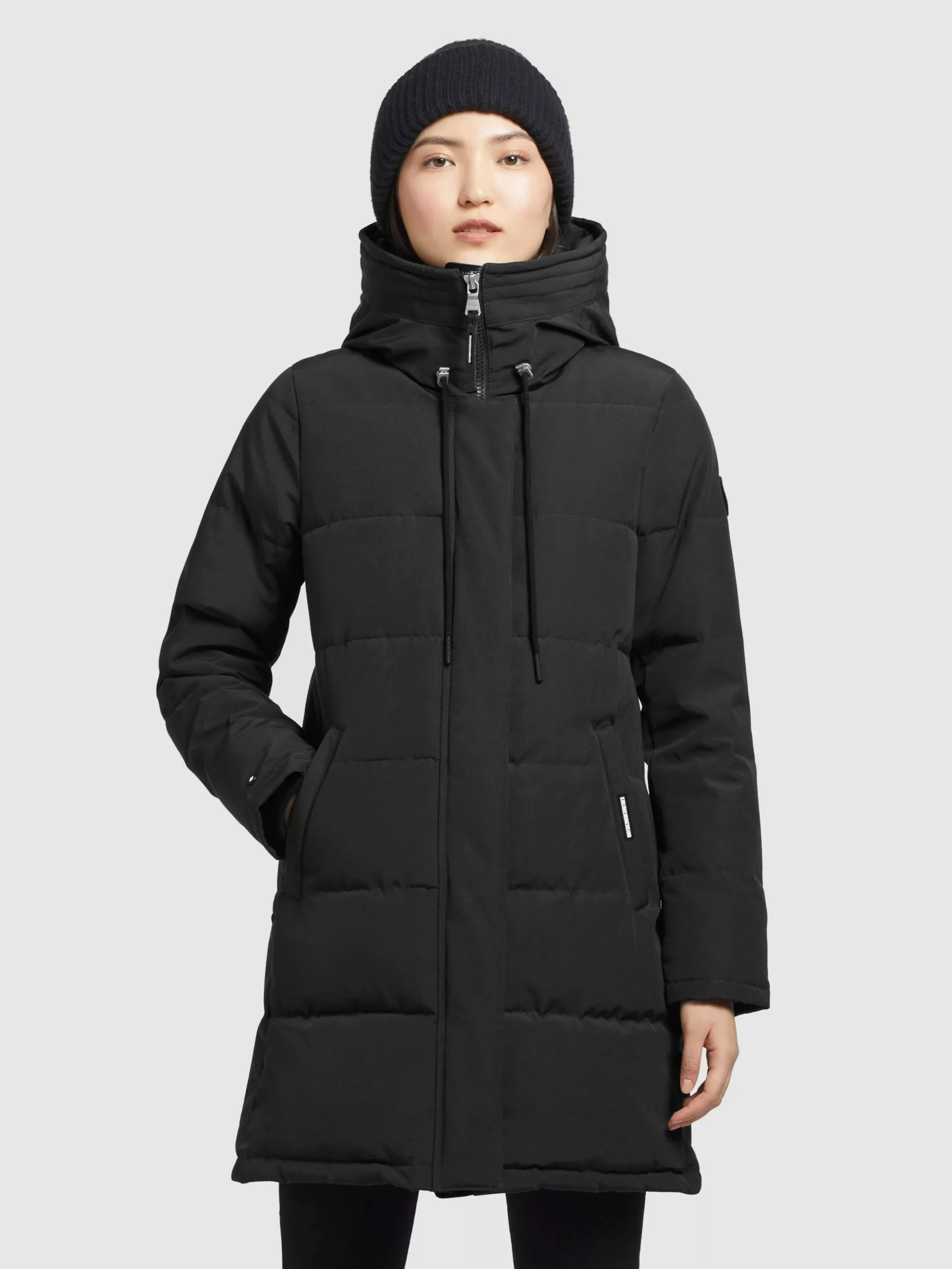 Khujo Manteaux Courts Manteau D’hiver Mats Femme Noir 4 Khujo Manteaux Courts Manteau D’hiver Mats Femme Noir – Image 2