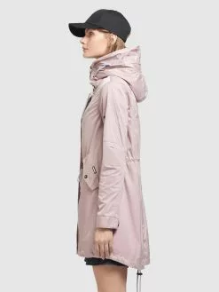 Khujo Parkas Parka Mi-saison DAYES Femme Rose -Khujo Soldes Boutique 5c1ee01ad3585267d28ee88a151f72d2