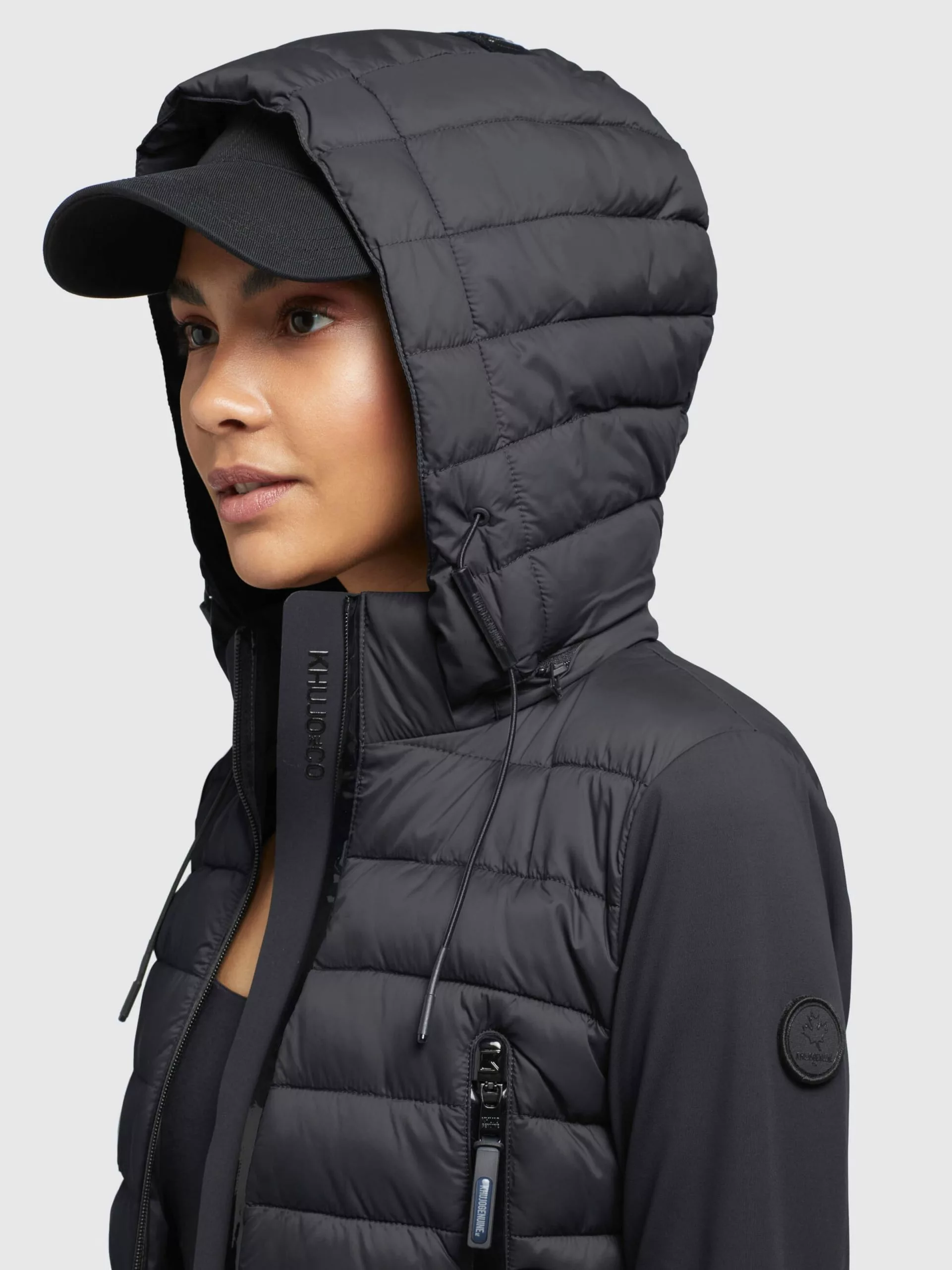 Khujo Vestes De Mi-saison Veste Mi-saison Dalis Matt Femme Noir 9 Khujo Vestes De Mi-saison Veste Mi-saison Dalis Matt Femme Noir – Image 7