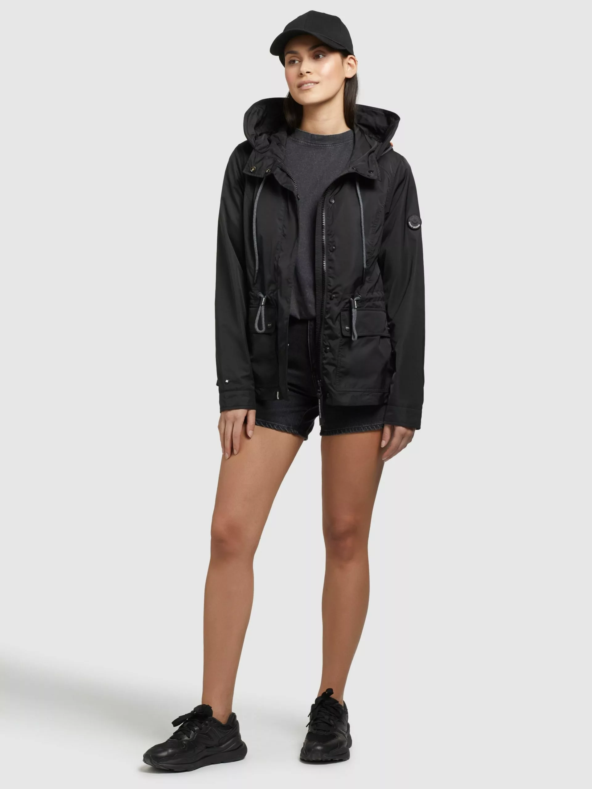 Khujo Vestes De Mi-saison Veste Mi-saison DEBBY Femme Noir 4 Khujo Vestes De Mi-saison Veste Mi-saison DEBBY Femme Noir – Image 2