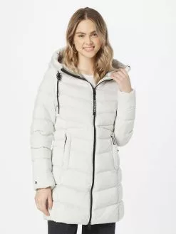 Khujo Vestes De Mi-saison Veste Mi-saison TUHANI Femme Blanc -Khujo Soldes Boutique 5ef79f7ec689efe3e30fbf4dad019442