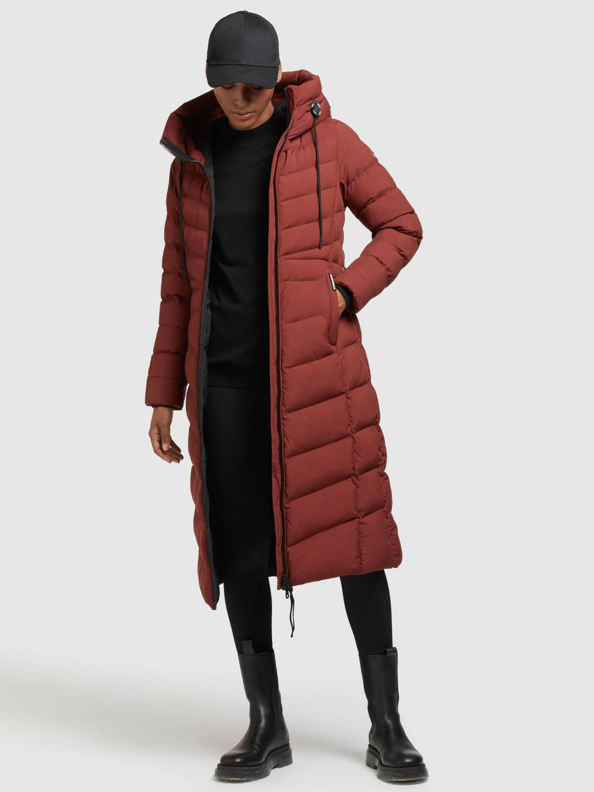Khujo Manteaux Dhiver Manteau D’hiver Ingram Femme Rouge Rouille 8 Khujo Manteaux Dhiver Manteau D’hiver Ingram Femme Rouge Rouille – Image 6