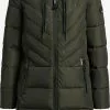 Khujo Manteaux De Mi-saison Manteau Mi-saison Mugg Femme Olive -Khujo Soldes Boutique 5f7139f5407517fe110dfd37a29949ec