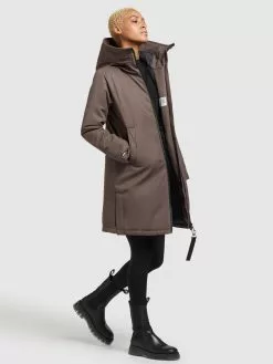 Khujo Manteaux De Mi-saison Manteau Mi-saison Lisad Femme Moka 15 Khujo Manteaux De Mi-saison Manteau Mi-saison Lisad Femme Moka -Khujo Soldes Boutique 6084a0a231b77d4b0e68a48739ff7e7d