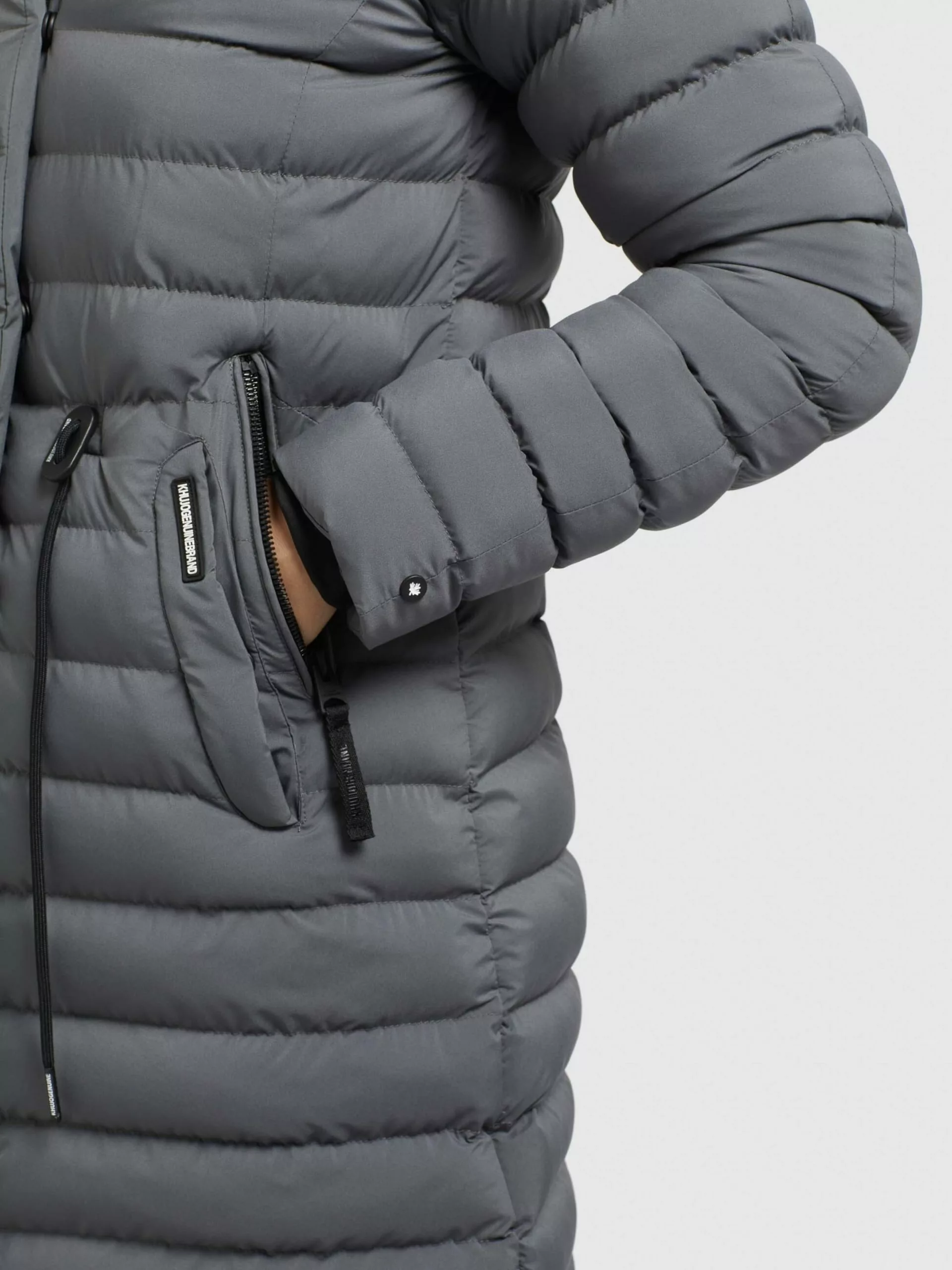 Khujo Manteaux Dhiver Manteau D’hiver Niana Femme Anthracite 10 Khujo Manteaux Dhiver Manteau D’hiver Niana Femme Anthracite – Image 8