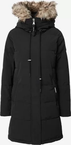 Khujo Manteaux Dhiver Manteau Dâhiver Cloren Femme Noir
